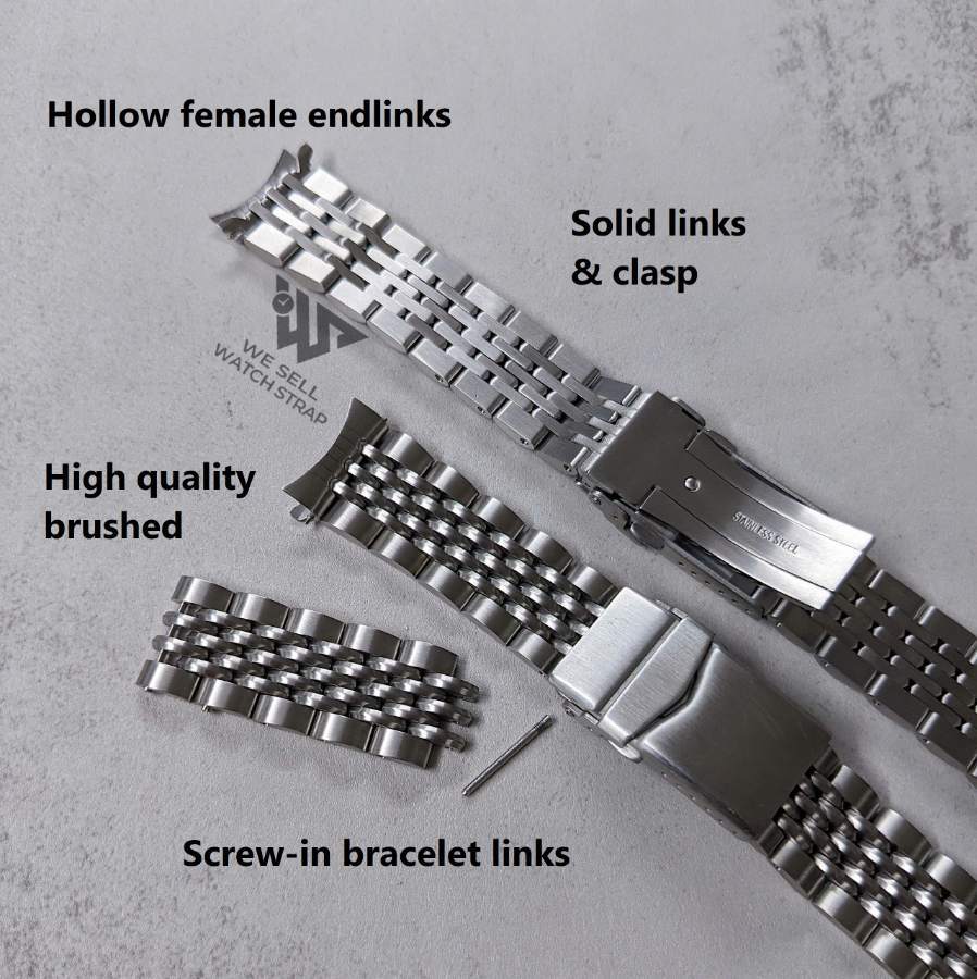 AFTERMARKET BEADS OF RICE V2 BRACELET FOR HAMILTON KHAKI FIELD AUTO 38MM