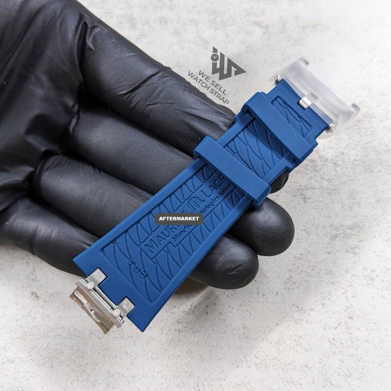 HIGH QUALITY RUBBER STRAP SET FOR MAURICE LACROIX AIKON 42MM (FIT AI6008, AI6058, AI6158)