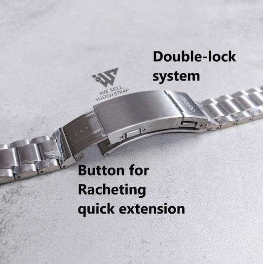 SEIKO OEM BRACELET FOR SEIKO 63MAS V2 6R55 WITH RATCHETING DIVER CLASP (SPB511, SPB501, ...)