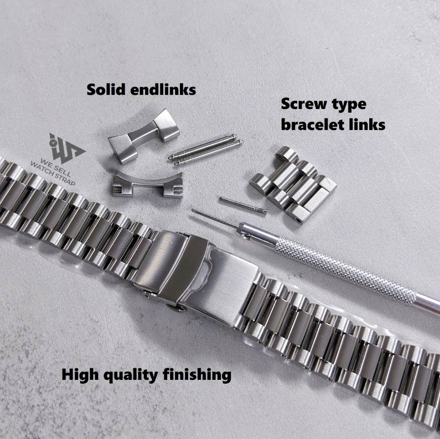 SOLID BRACELET REPLACEMENT FOR SEIKO ALPINIST 20MM LUGS (SARB017, SPB121, SPB157, SPB377, ...)