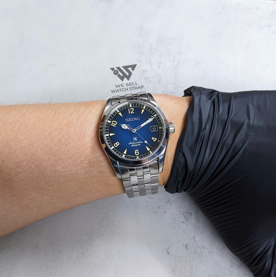 AFTERMARKET SOLID BRACELET "PRESAGE COCKTAIL STYLE" FOR SEIKO ALPINIST 20MM LUGS