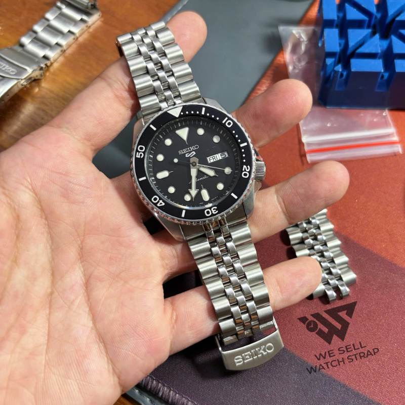 SEIKO OEM BRACELET: SOLID ENDLINKS JUBILEE FOR SEIKO 5KX/SRPD/SSK 42MM