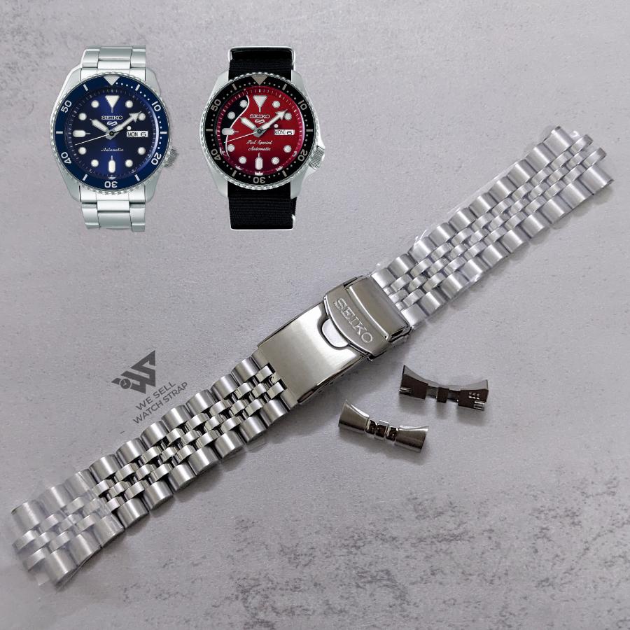 SEIKO OEM SSK001 SSK003 BRACELET: SOLID ENDLINKS JUBILEE FOR SEIKO