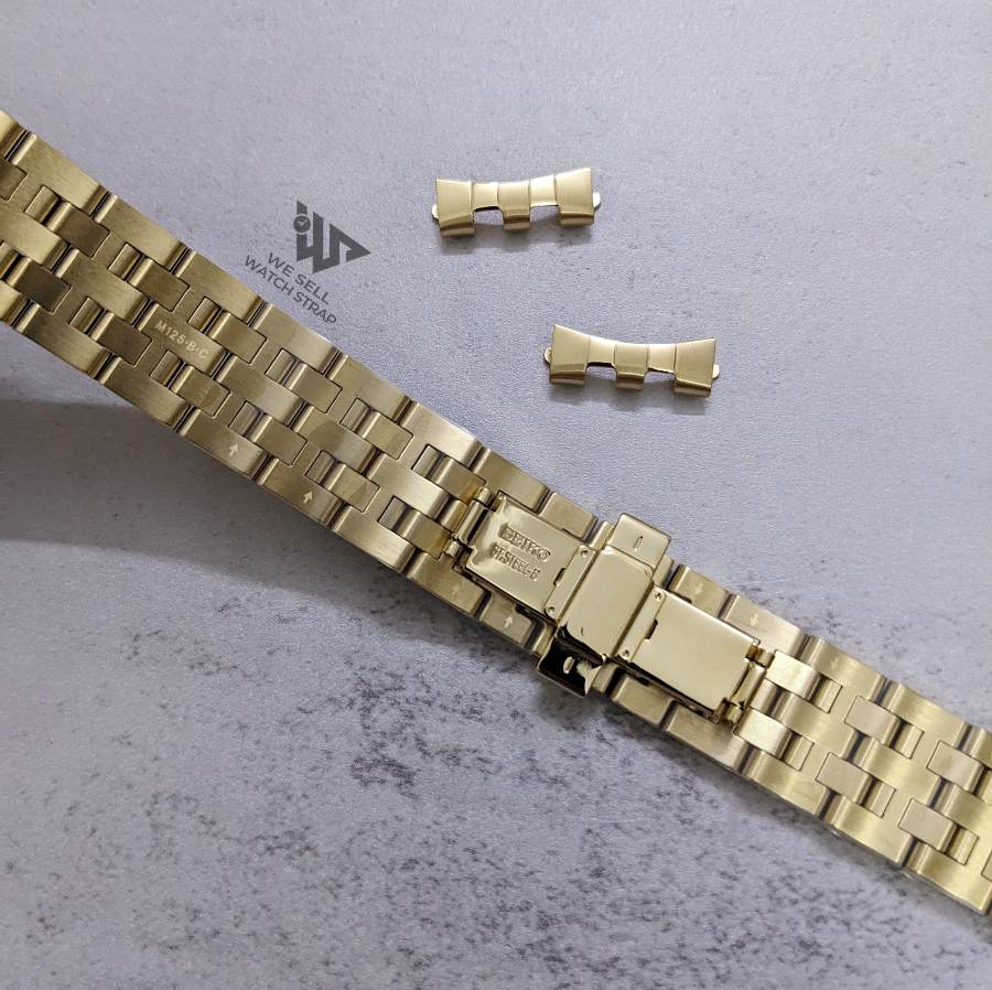 SEIKO OEM BRACELET FOR SEIKO PRESAGE "COCKTAIL TIME" 40.5MM GOLD PVD (SARY076, SRPH78, SRPK46, ...)