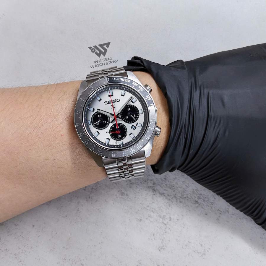 SOLID BRACELET REPLACEMENT FOR SEIKO SPEEDTIMER 41MM (SSC911, SSC935, SSC947, ...)