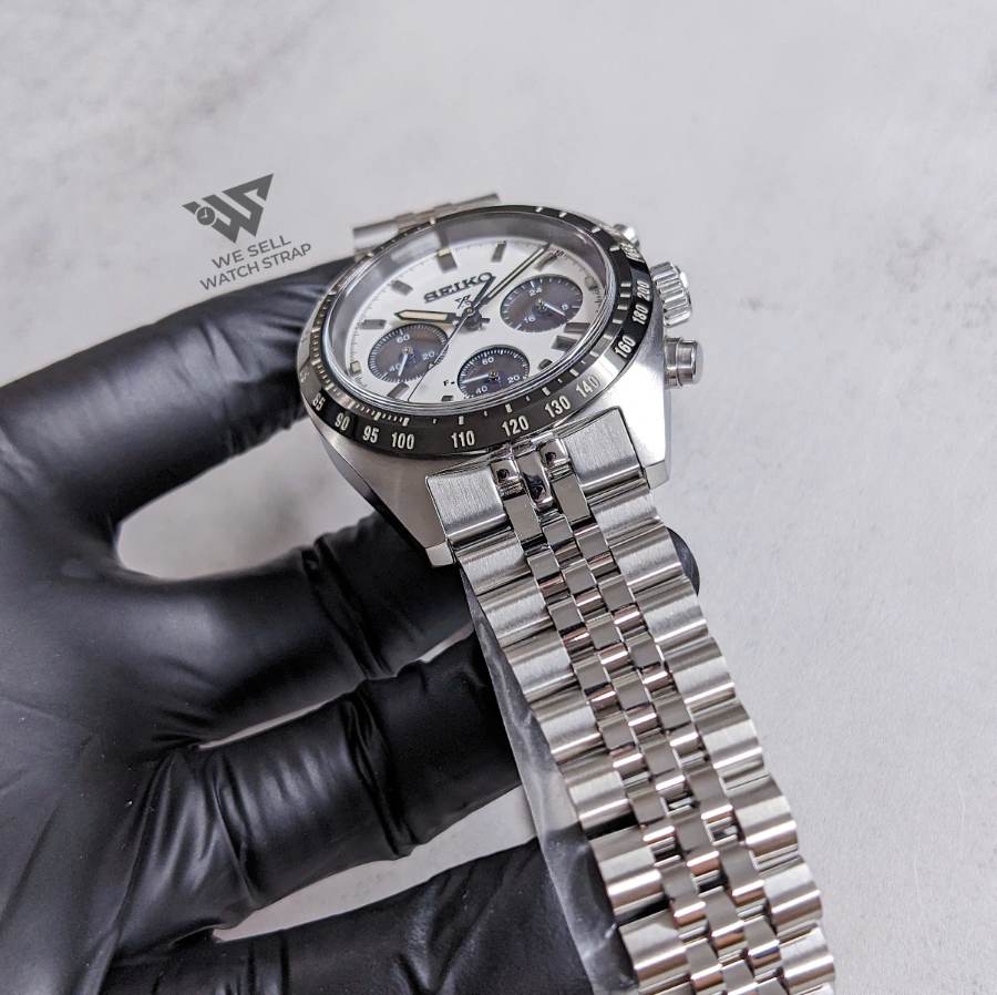 SOLID BRACELET REPLACEMENT FOR SEIKO SPEEDTIMER 39MM (SSC813, SSC817, SSC909, ...)