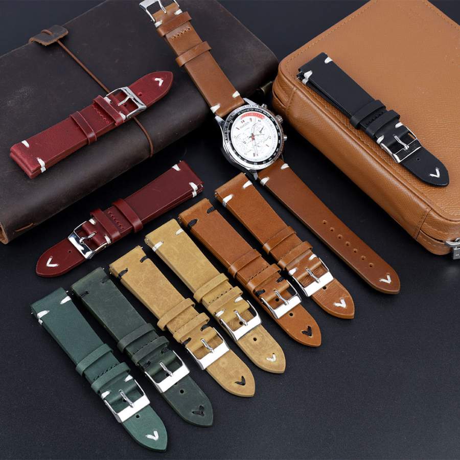 Flat-End Universal Leather Straps