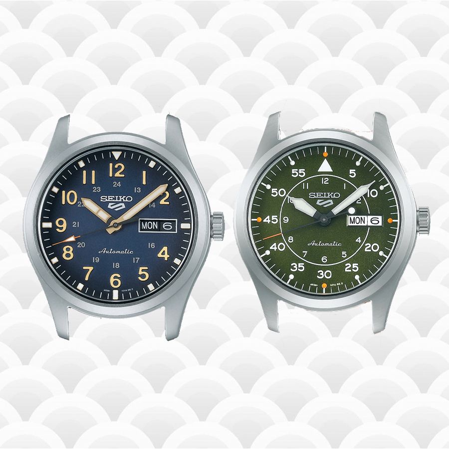 For Seiko 5 Military/Pilot SRPG 39.4mm