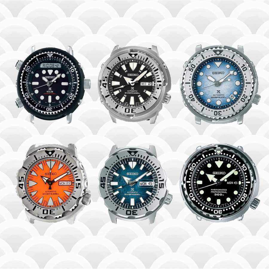 For Short Lugs Seiko Dive Watches (Tuna, Monster, Arnie, …)