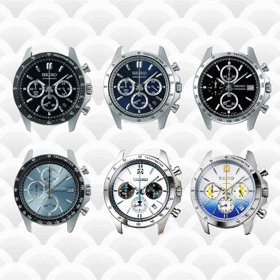 For Seiko Spirit Quartz Chornograph 39.8mm