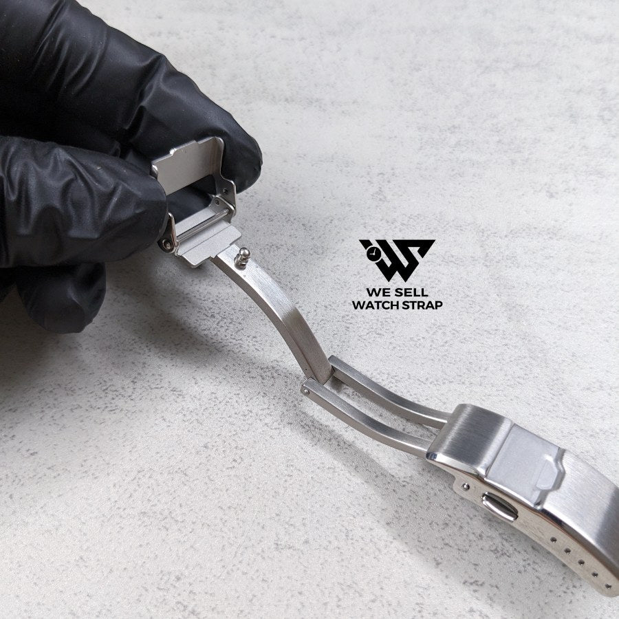 UNIVERSAL SEIKO-6R-DIVER STYLE 316L MILLED CLASP 16mm 18mm 20mm