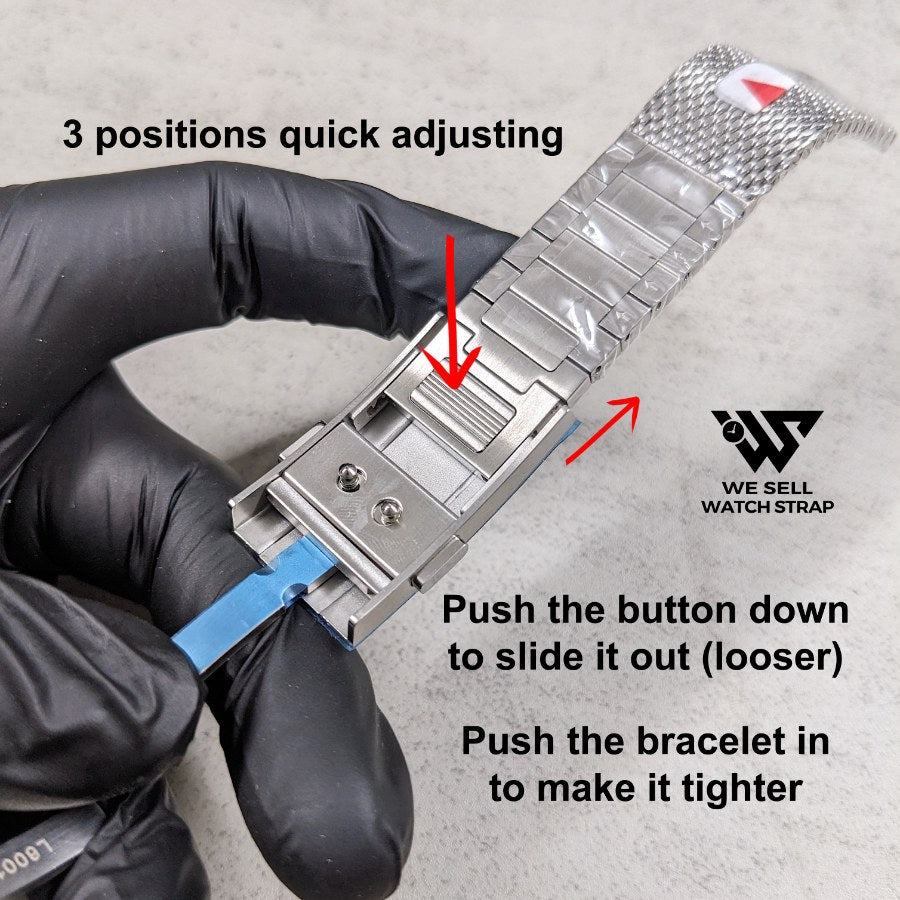 Longines AFM Mesh Bracelet With Quick Adjusting Clasp