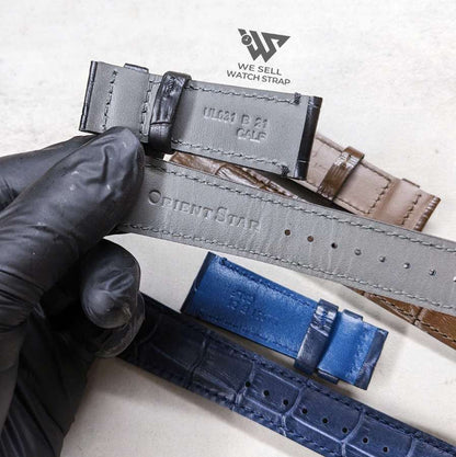 ORIENT STAR OEM LEATHER STRAP SET 20MM 21MM WITH CLASP