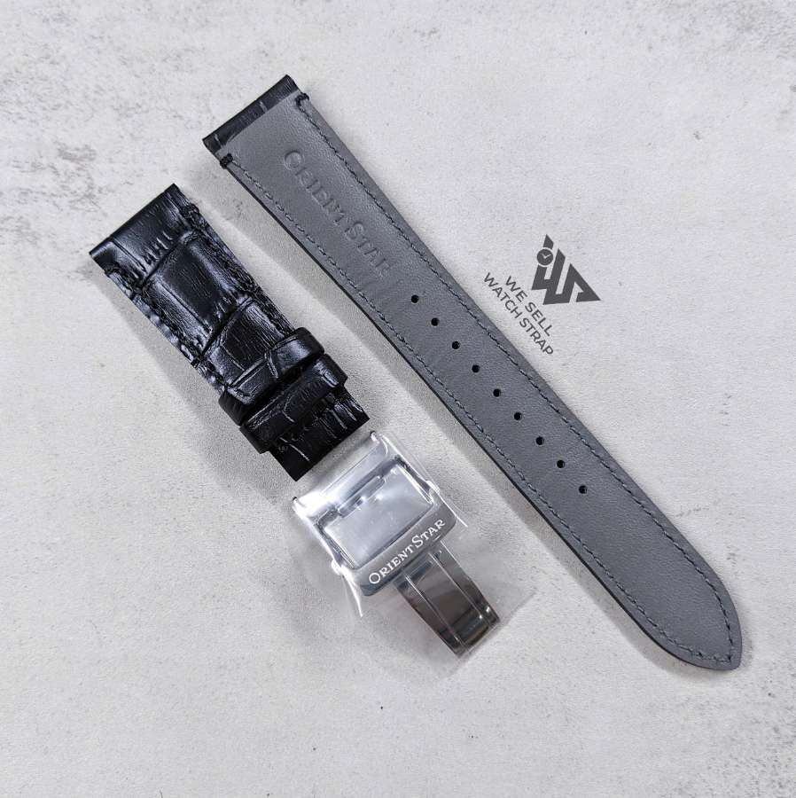 Orient-Star-OEM-genuine-leather-straps-20mm-21mm-black