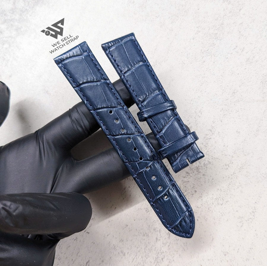 Orient-oem-genuine-leather-strap-20mm-alligator-pattern-deep-blue