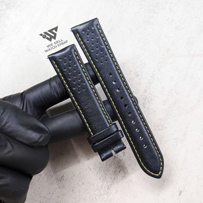 Orient-oem-genuine-leather-strap-20mm-rally-holes-black-yellow