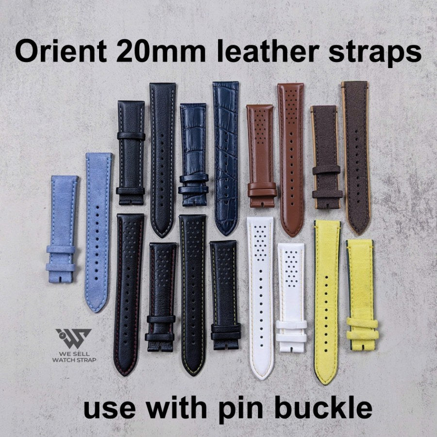 Orient-oem-genuine-leather-strap-20mm-use-with-pin-buckle-1