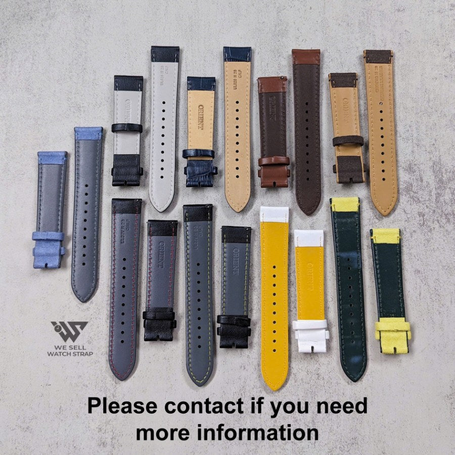Orient Gen Leather Straps 20mm (Use With Pin Buckle)