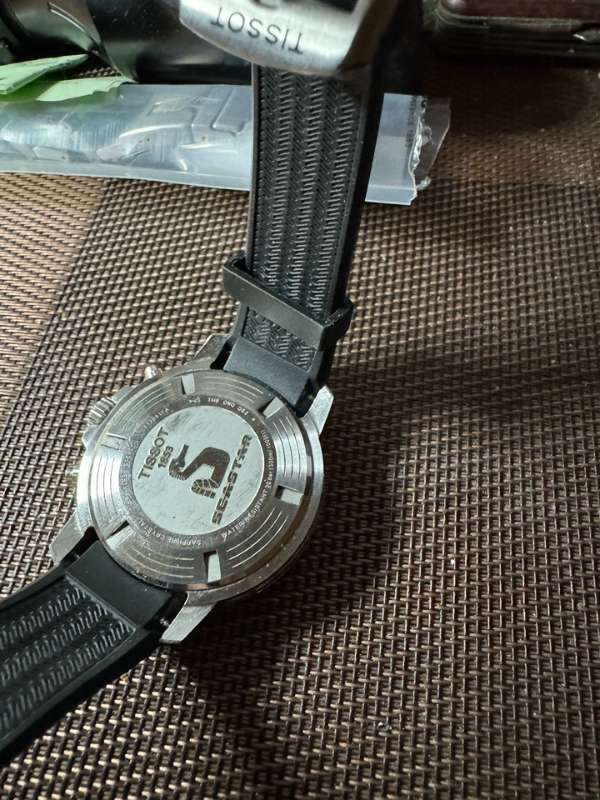 REPLACEMENT RUBBER STRAP FOR TISSOT SEASTAR (T102.407, T102.417)