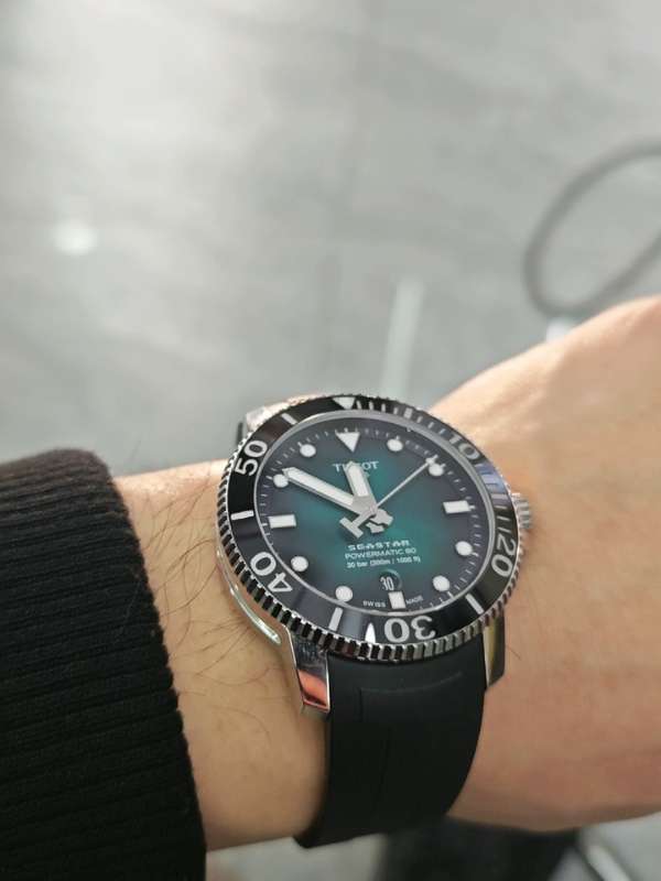 REPLACEMENT RUBBER STRAP FOR TISSOT SEASTAR (T102.407, T102.417)