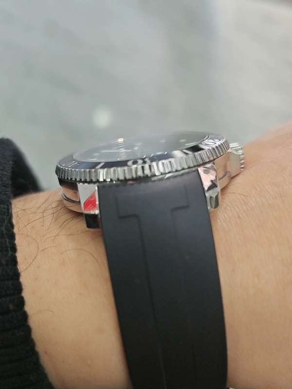 REPLACEMENT RUBBER STRAP FOR TISSOT SEASTAR (T102.407, T102.417)