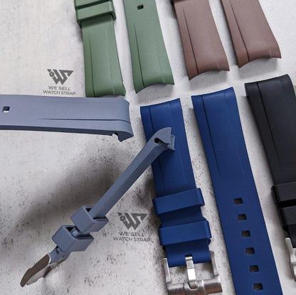 CURVED-END FKM RUBBER STRAP FOR TUDOR BB58 39MM