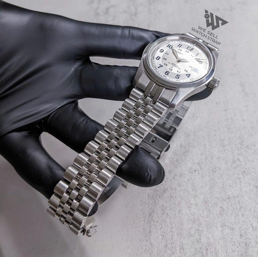 AFTERMARKET SOLID JUBILEE BRACELET FOR HAMILTON KHAKI FIELD 38MM