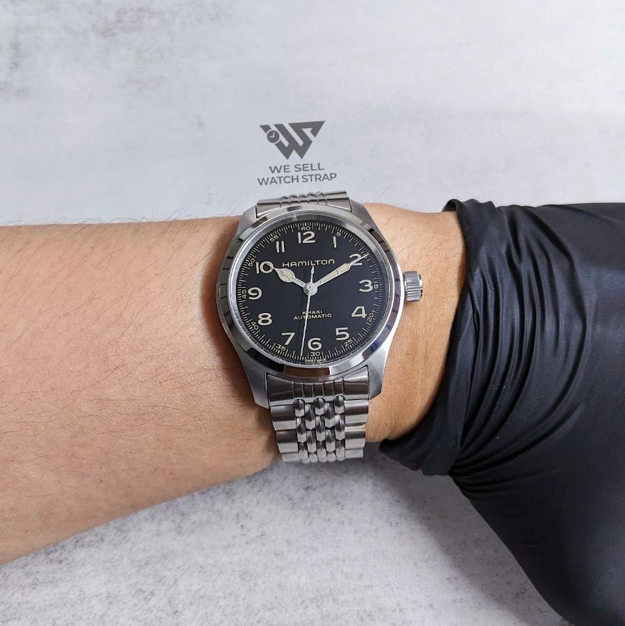 AFTERMARKET BEADS OF RICE V2 BRACELET FOR HAMILTON KHAKI FIELD AUTO 38MM