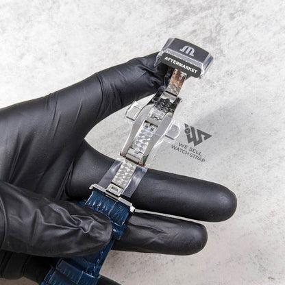 HIGH QUALITY LEATHER STRAP SET FOR MAURICE LACROIX AIKON 42MM (FIT AI6008, AI6058, AI6158)