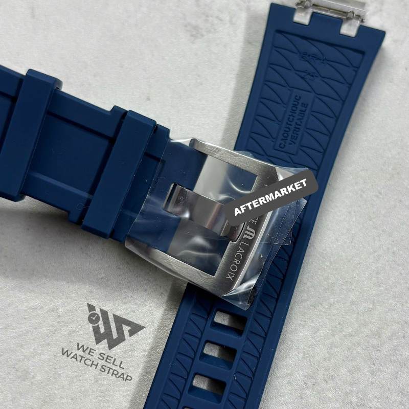 HIGH QUALITY RUBBER STRAP SET FOR MAURICE LACROIX VENTURER 43MM (FIT AI6008, AI6058, AI6158)
