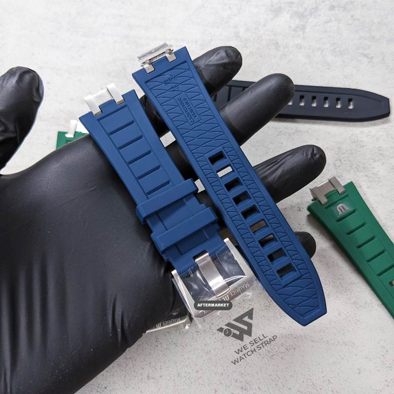 maurice-lacroix-royal-blue-rubber-strap-venturer43-venturerGMT-ai6008-ai6058-ai6158