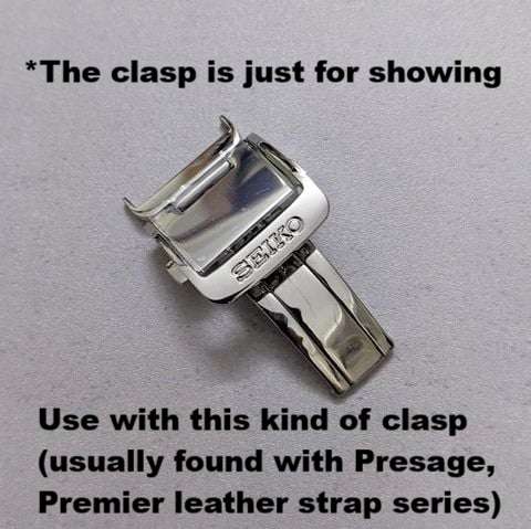 OEM SEIKO LEATHER STRAPS 20MM (USE WITH DEPLOYMENT CLASP)