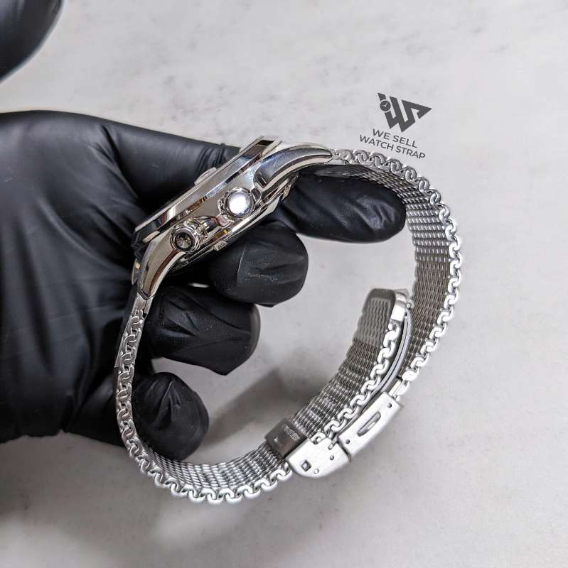 HIGH QUALITY TAPERED MESH BRACELET 19MM 20MM 21MM 22MM