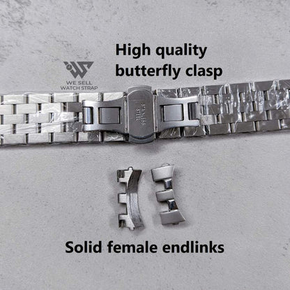 AFTERMARKET SOLID BRACELET "PRESAGE COCKTAIL STYLE" FOR SEIKO ALPINIST 20MM LUGS