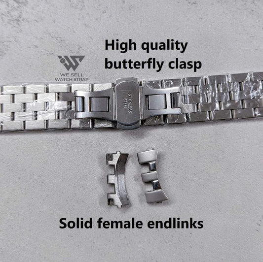 AFTERMARKET SOLID BRACELET "PRESAGE COCKTAIL STYLE" FOR SEIKO ALPINIST 20MM LUGS