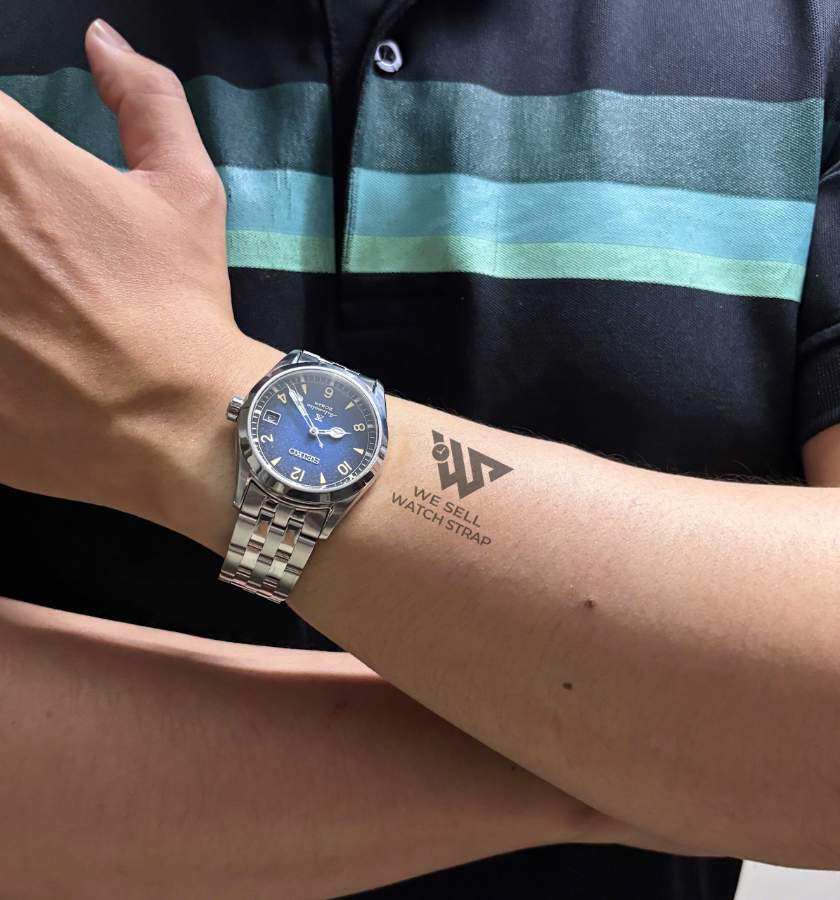 AFTERMARKET SOLID BRACELET "PRESAGE COCKTAIL STYLE" FOR SEIKO ALPINIST 20MM LUGS