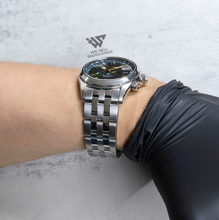 AFTERMARKET SOLID BRACELET "PRESAGE COCKTAIL STYLE" FOR SEIKO ALPINIST 20MM LUGS