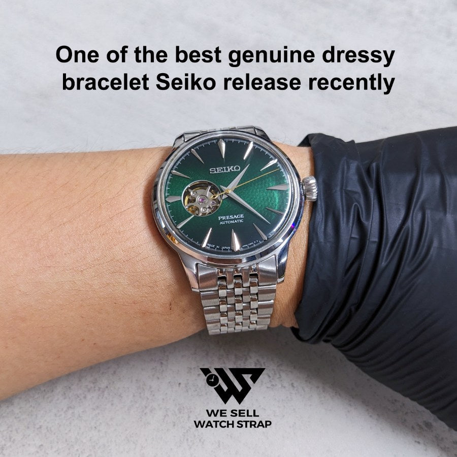 SEIKO GENUINE BRACELET PRESAGE CLASSIC SPB46x MODIFIED TO FIT PRESAGE COCKTAIL 40.5mm