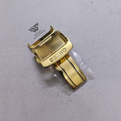 SEIKO OEM CLASP: 18MM DEPLOYANT CLASP "SEIKO PREMIER SERIES" WITH ENGRAVED LOGO