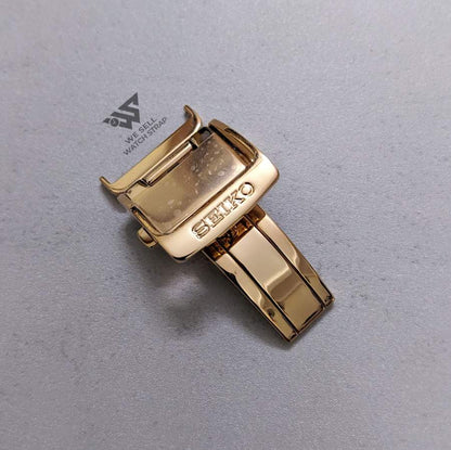 SEIKO OEM CLASP: 18MM DEPLOYANT CLASP "SEIKO PREMIER SERIES" WITH ENGRAVED LOGO