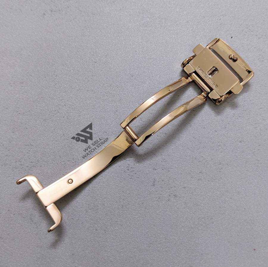 SEIKO OEM CLASP: 18MM DEPLOYANT CLASP "SEIKO PREMIER SERIES" WITH ENGRAVED LOGO