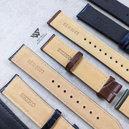 SEIKO Gen Leather Straps 20mm (Use With Pin Buckle)