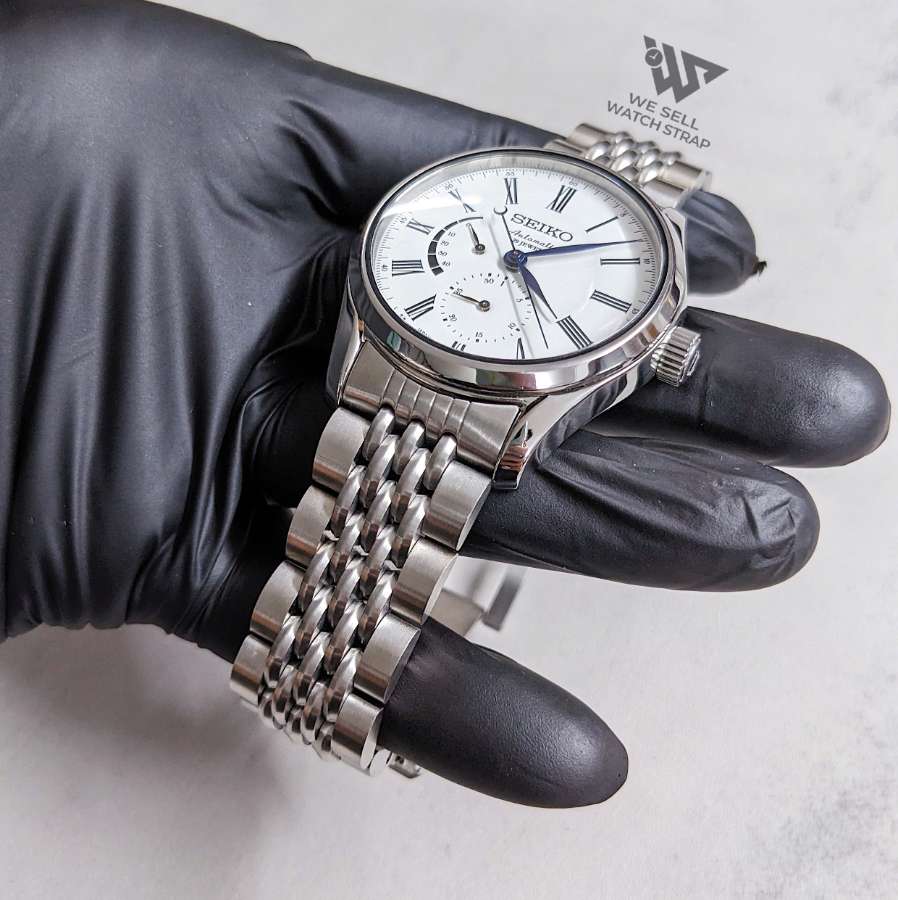 AFTERMARKET BEADS OF RICE V2 BRACELET FOR SEIKO PRESAGE ENAMEL URUSHI LACQUER 40.5MM