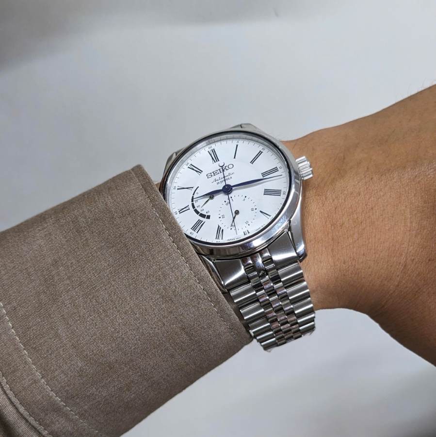 SOLID BRACELET REPLACEMENT FOR SEIKO PRESAGE ENAMEL DIAL - URUSHI LACQUER 40.5MM (SARW011, SARW029, SPB085, SARD015, ...)