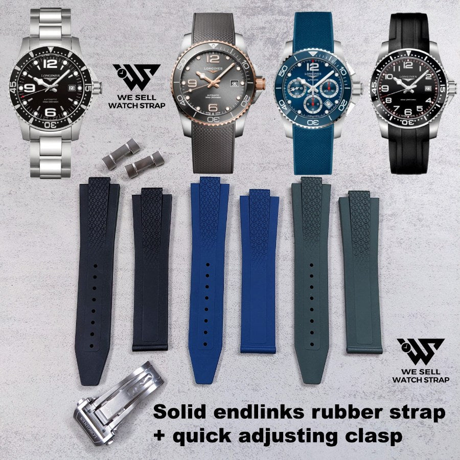 solid-endlinks-rubber-strap-set-for-longines-hydroconquest-L3-21mm-1