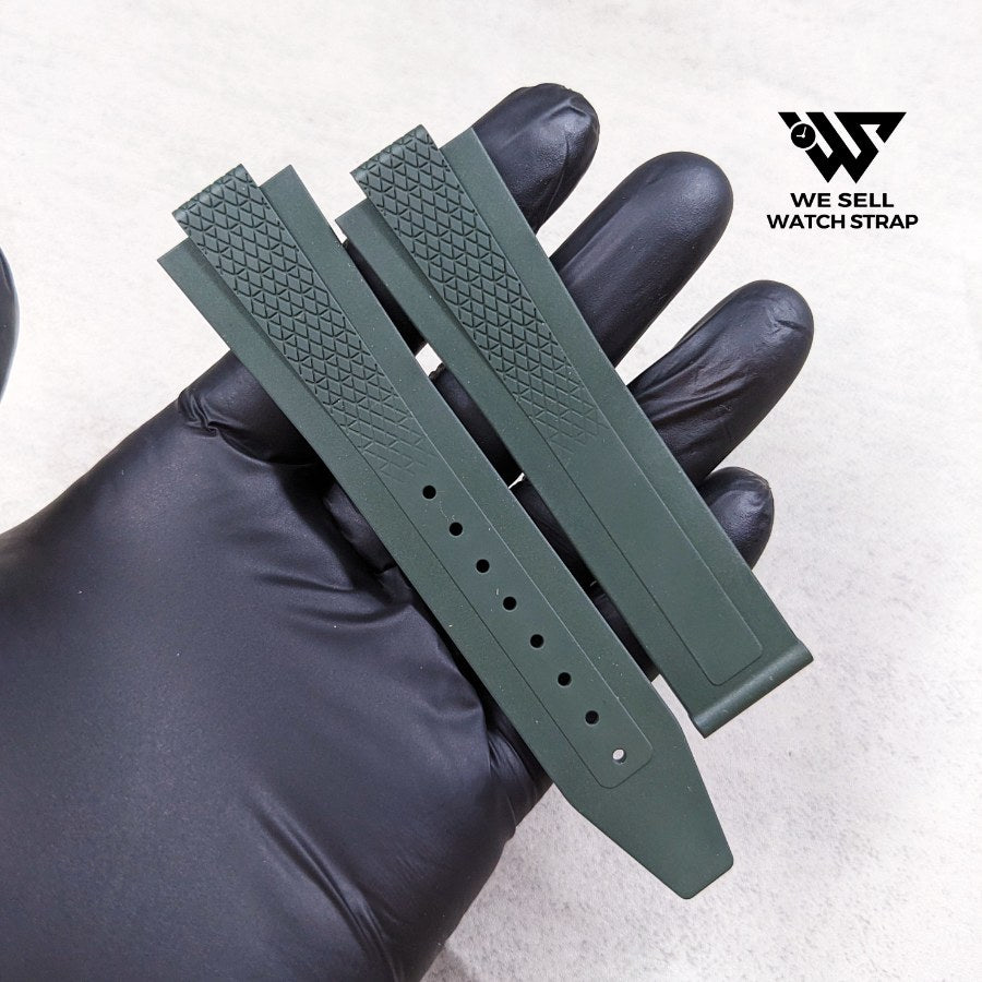 SOLID ENDLINKS RUBBER STRAP SET FOR HYDROCONQUEST V1 V2 41MM 43MM