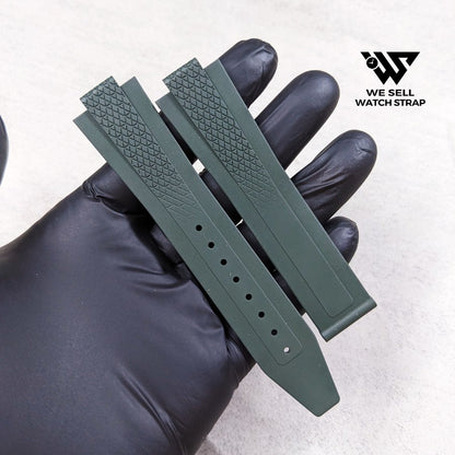 SOLID ENDLINKS RUBBER STRAP SET FOR HYDROCONQUEST V1 V2 41MM 43MM