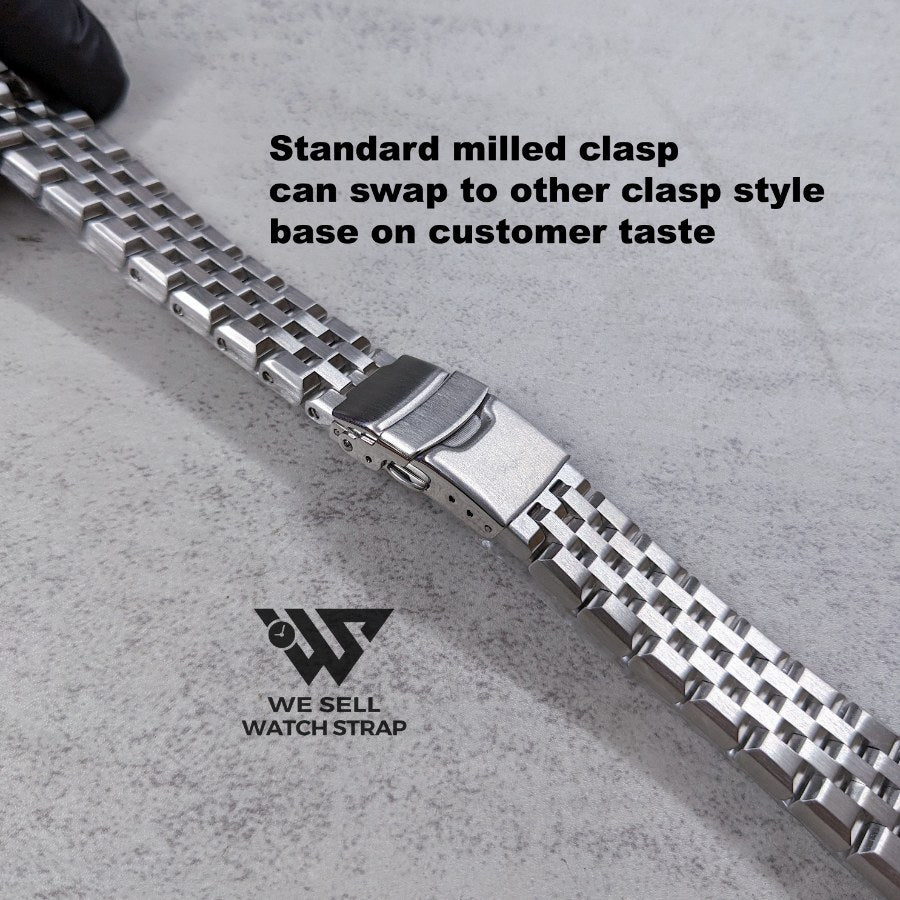 SOLID SUPER-HEXAD BRACELET FOR SEIKO BABY SAMURAI 42mm (SRPL11, SRPL13, SRPL53, ...)