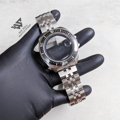 SOLID FLAT JUBILEE BRACELET FOR SEIKO SAMURAI 44MM (SRPB53, SRPE05, SBDY095, ...)