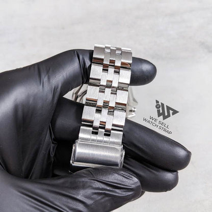 SOLID FLAT JUBILEE BRACELET FOR SEIKO SAMURAI 44MM (SRPB53, SRPE05, SBDY095, ...)